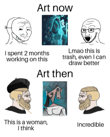 现代艺术作品示例